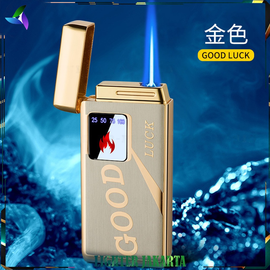 Korek Api Las Gas Touch USb Good Luck Jming Lighter JM-19