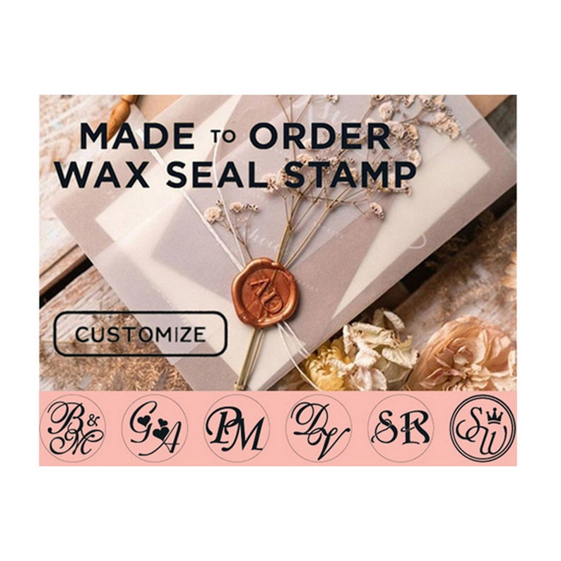 

Custom Wax Seal Stamp - Costum Stempel Lilin