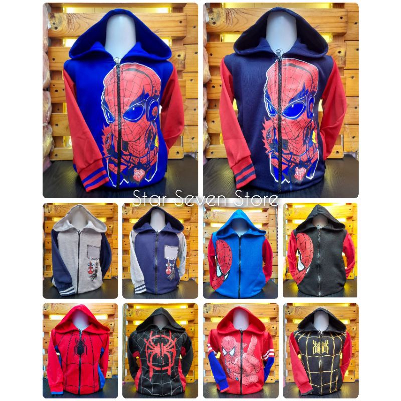 Jaket Anak Laki-Laki Superhero Spiderman/Kids Jacket/Jaket Anak Laki-laki/Jaket Anak/Jaket Anak Laki