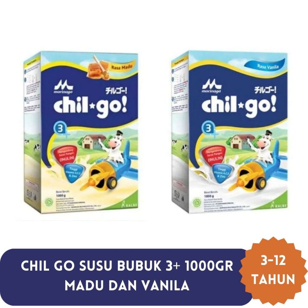 

CHIL GO POWDER 3+ 1000GR RASA VANILA/MADU