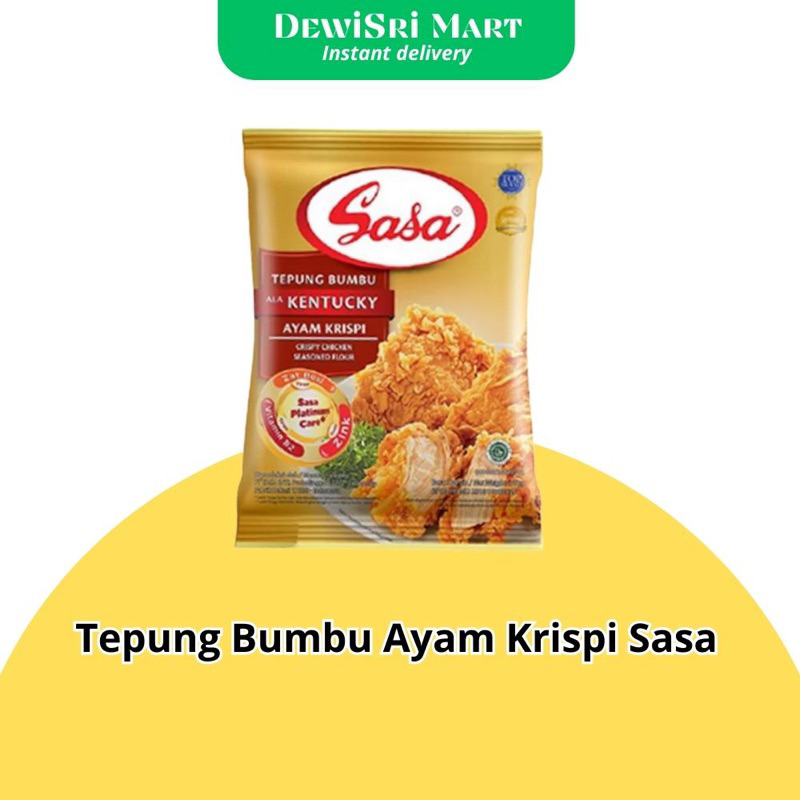 

Tepung Bumbu Ayam Krispi SASA - Dewi Sri Mart