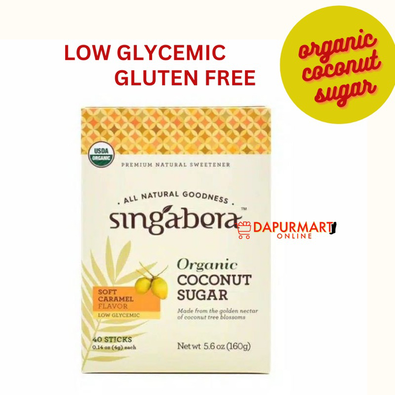 

Singabera organic coconut sugar gula kelapa organik sachet stik