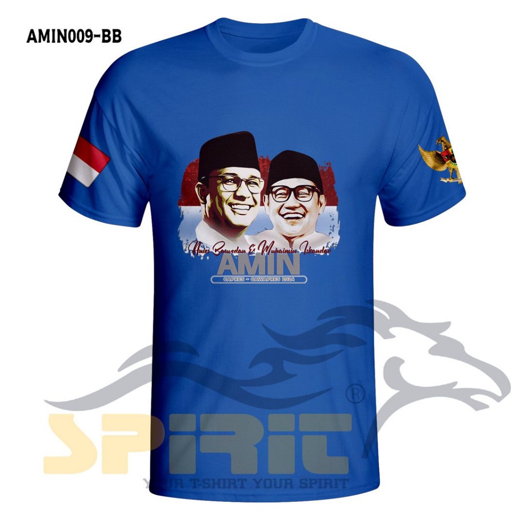 Kaos Anies Baswedan dan Muhaimin Iskandar Lengan Pendek