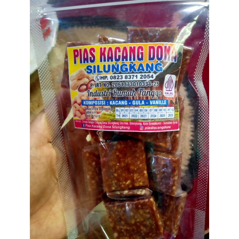 

pias kacang dona silungkang original