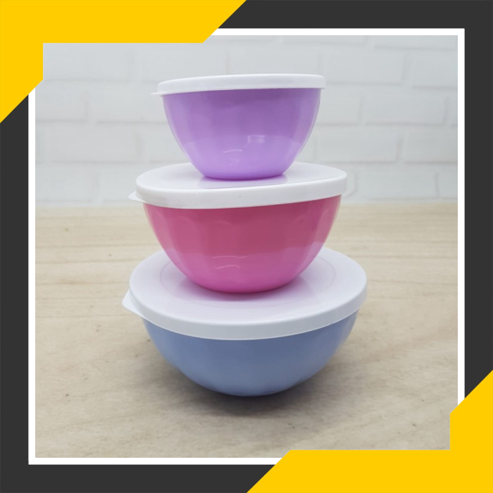 

Dijual Mangkok Set Isi 3/ Mixing Bowl 3BJ BS003 Technoplast Limited
