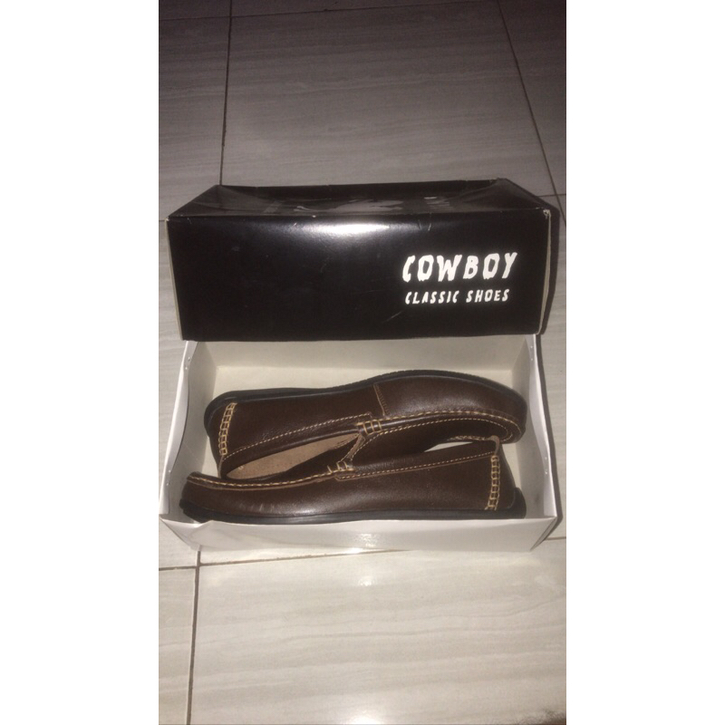 Sepatu Pantofel Cowboy Pria