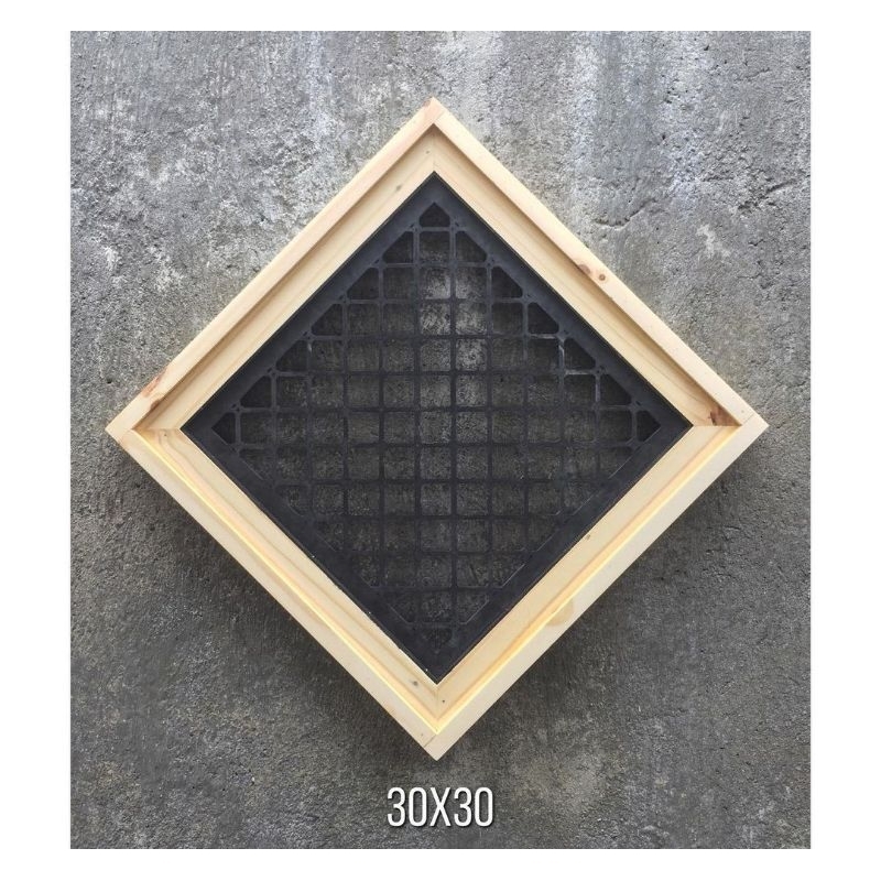 Frame Kayu Platycerium / Alas Tanaman Platy / Drainase Cell