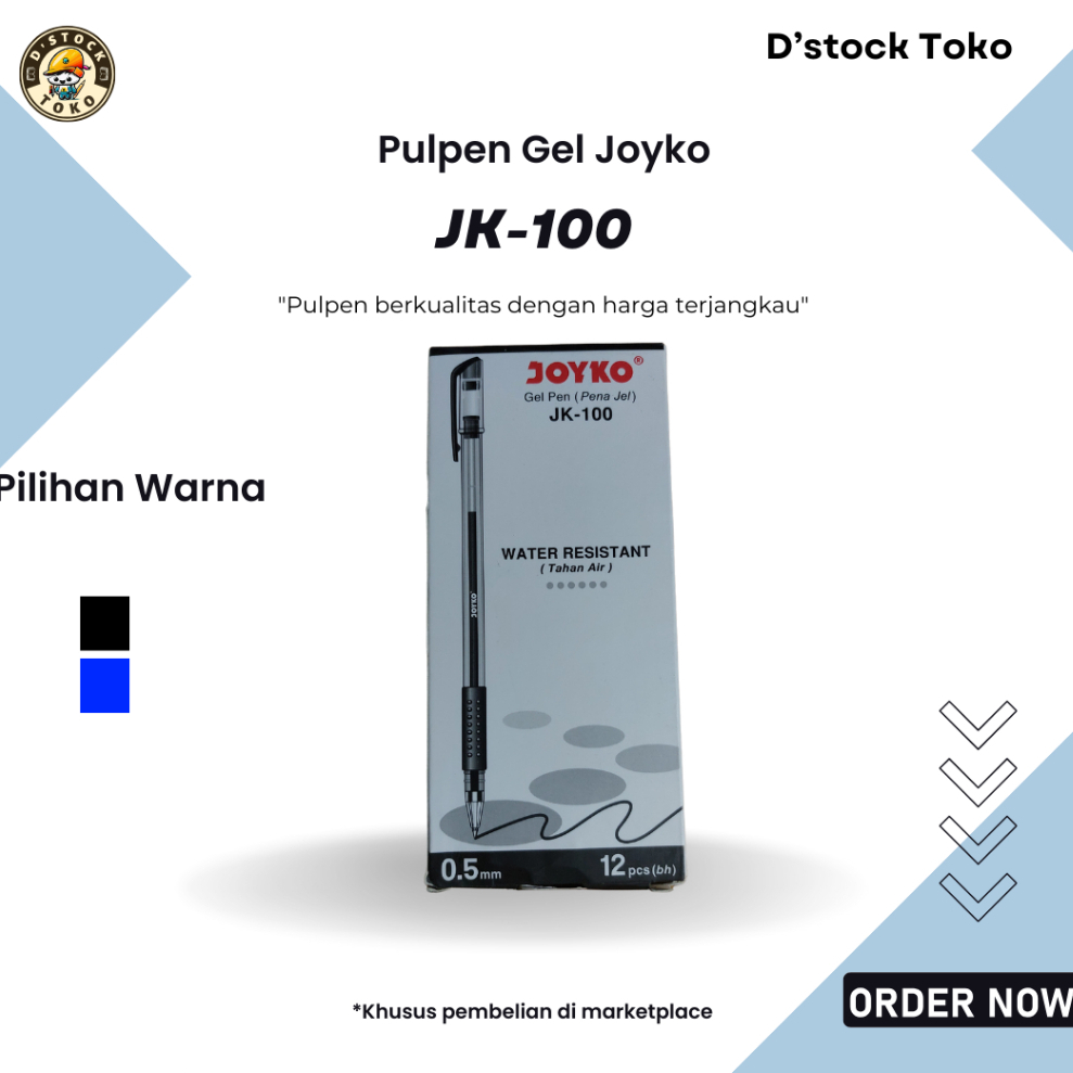 

Pulpen Joyko Jk-100 Per Pcs Murah Dstock Toko