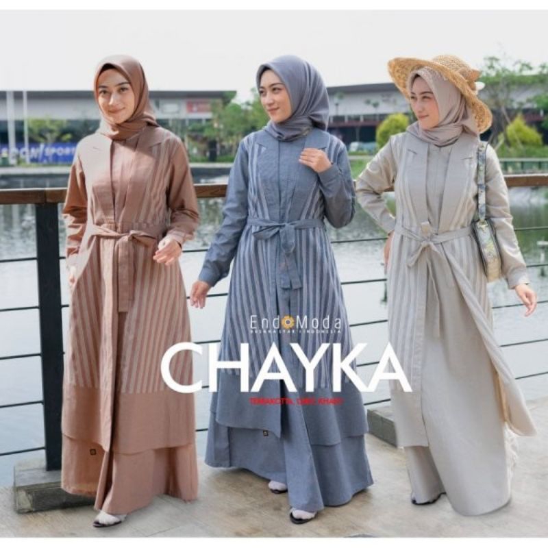 Endomoda Chayka | Gamis Endomoda | Gamis Salur | Gamis Endomoda Terbaru | Gamis Premium | Gamis Keki