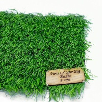 Rumput Sintetis Jepang Green Brown 3cm / Rumput Palsu Meteran / Karpet Rumput Taman / Rumput Palsu Full Hijau