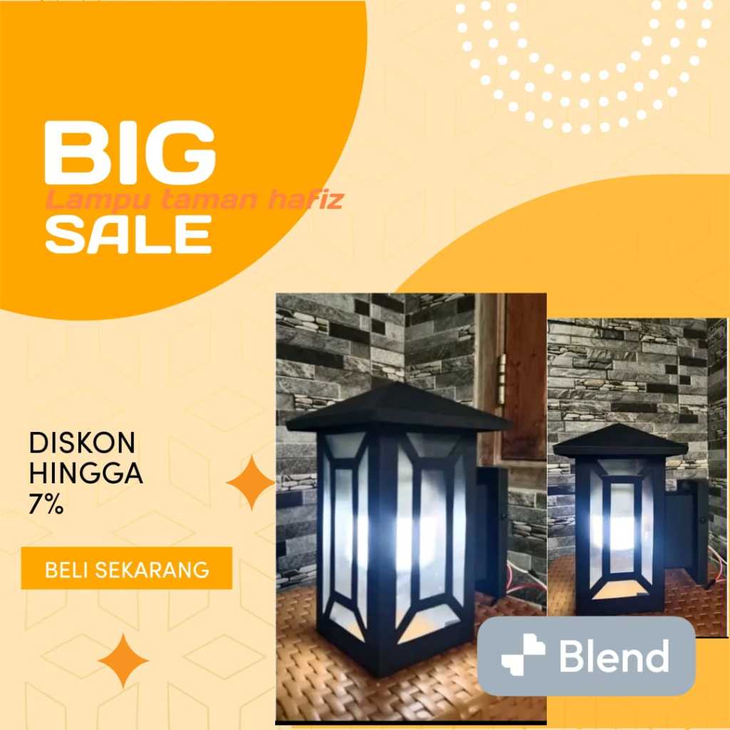 Lampu dinding pilar tempel-Lampu hias dinding tempel