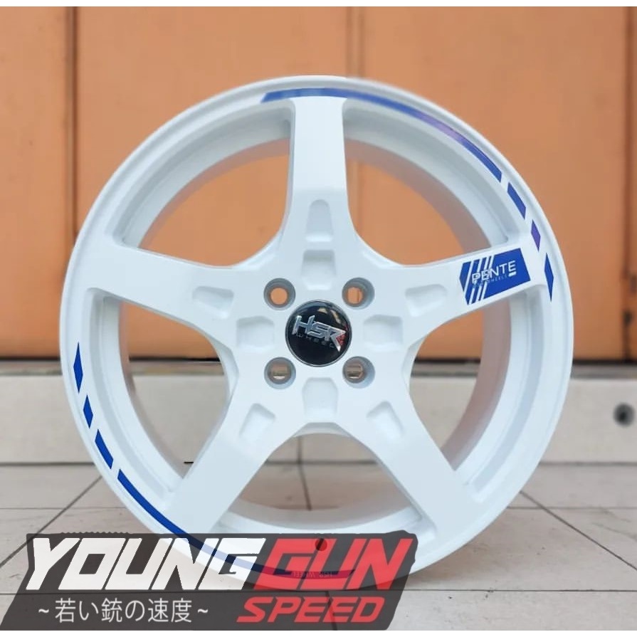 velg ring 18 Promo Hsr Pente Pcd 4X100 Velg Mobil Untuk Raize Rocky