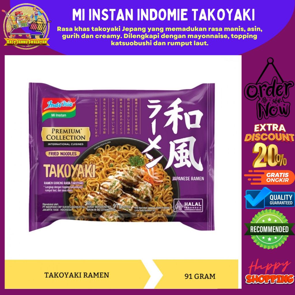 

Indomie Japanese Takoyaki