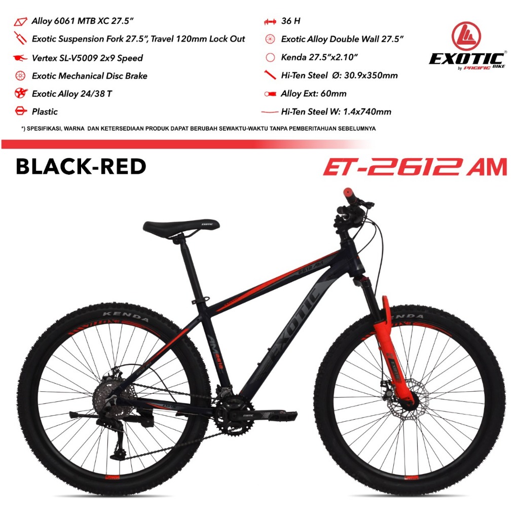 Exotic MTB 2612 AM (2X9 MD)