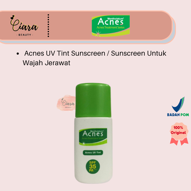 Acnes UV Tint Sunscreen / Sunscreen Untuk Wajah Jerawat