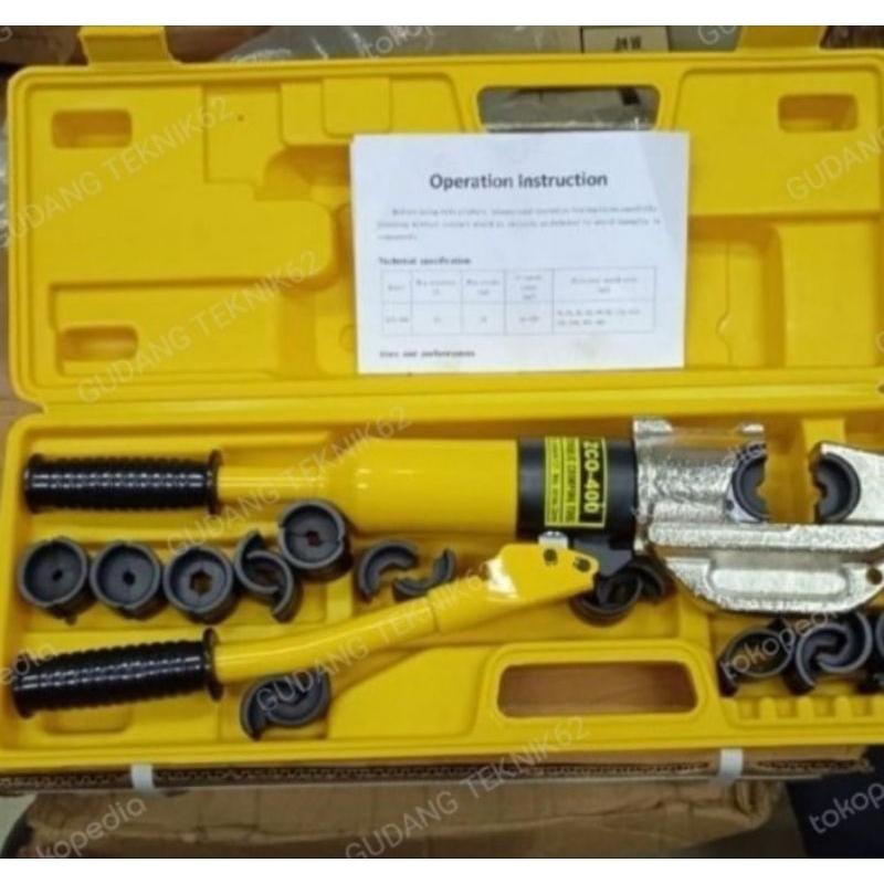 Tang crimping  skun hydraulic ZCO 400 /Hydraulic crimping tool 16-4