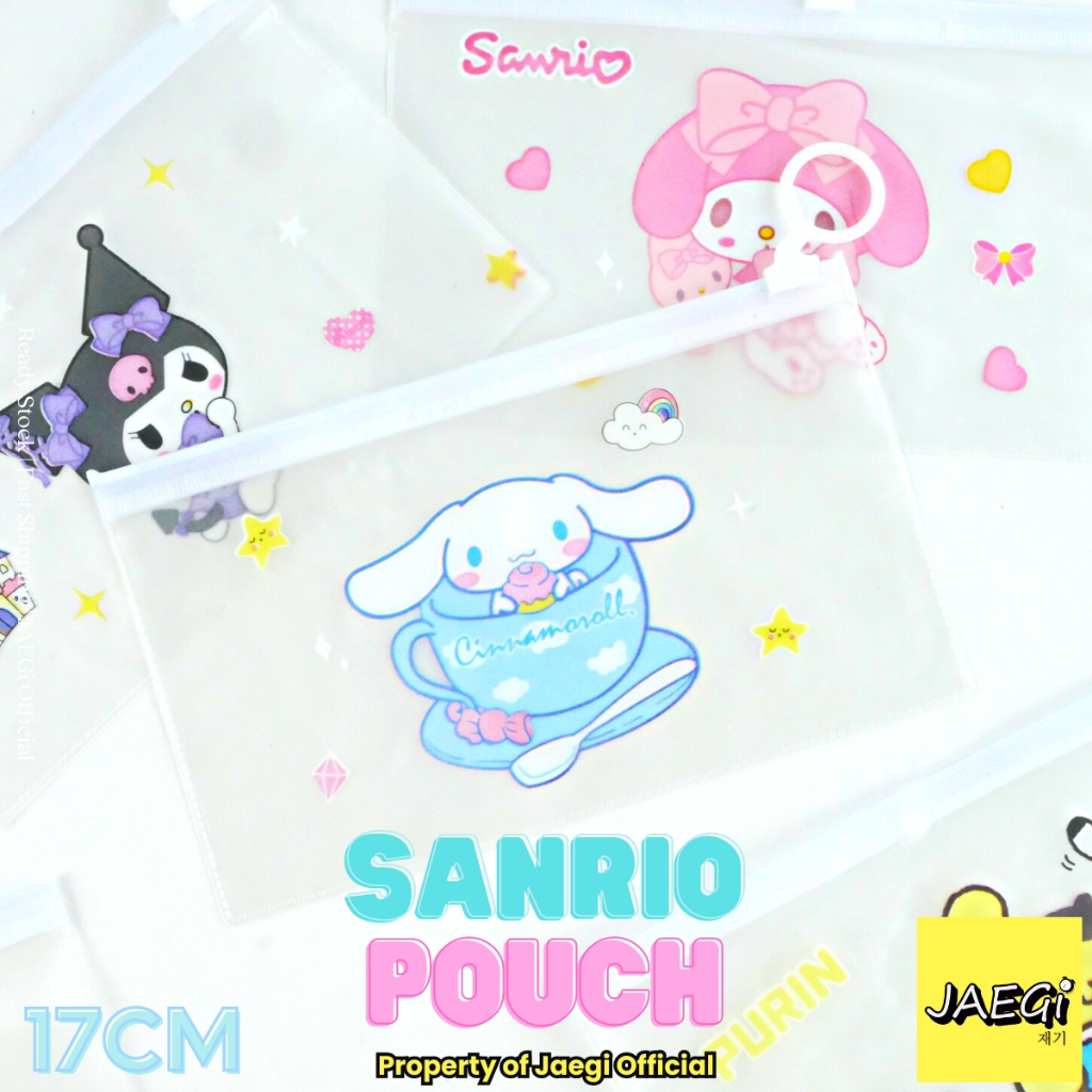 

JAEGi - Pouch / Map Transparan Sanrio Edition 10 x 17 cm Premium