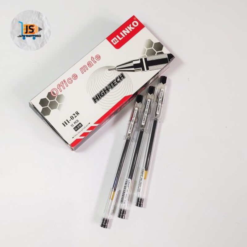 

(1 Biji) Pen Gel linko High Tech 0.28mm / Bolpen High Tech Hitec Linko 0.28mm / pulpen Hitec High tech Linko / Bolpen Bulpoin High Tech Linko Murah / High Tech Santri