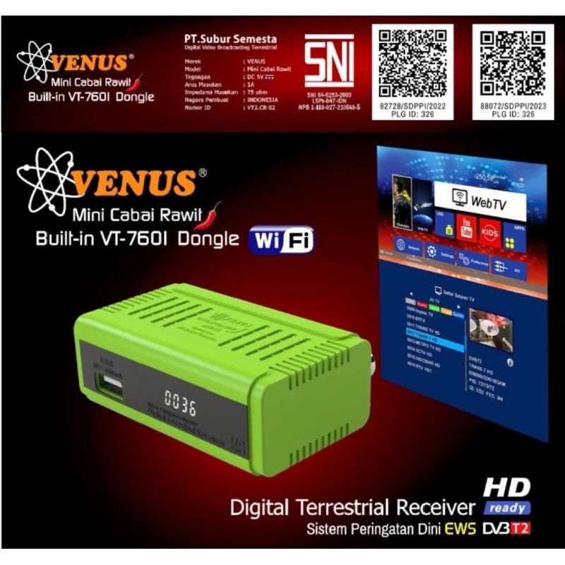 SET TOP BOX TV DIGITAL VENUS MINI