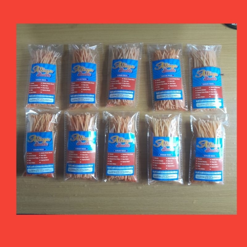 

TERMURAH PAKET JUALAN MIE LIDI ISI 100 bungkus atta snack