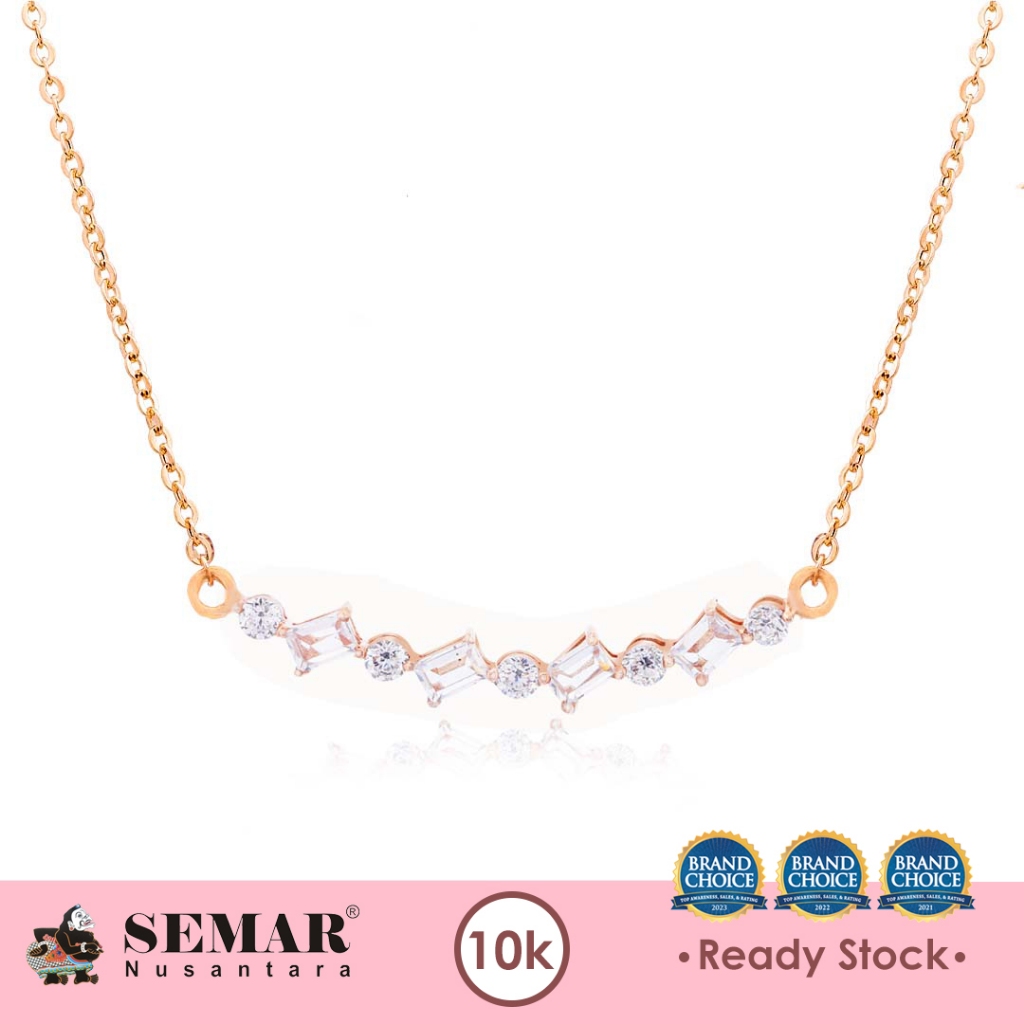 Kalung Emas Rolona Emerald Shine Gold 10K Semar Nusantara