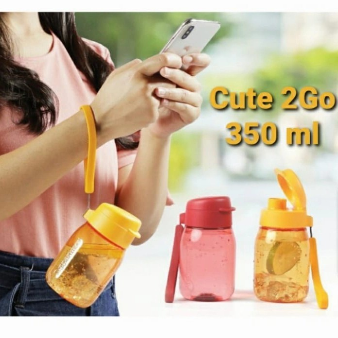 Tupperware Botol minum 350ml cute2go cute 2go 1pcs