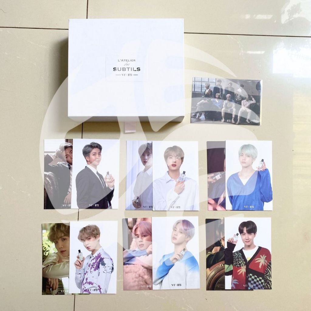 [Ready Preloved] BTS X VT Perfume Parfum Laterlier Subtils Member Set Photocard