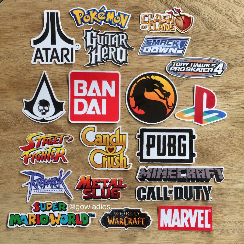 

STICKER GAMES PLAY STATION PUBG SMACKDOWN - Stiker Aesthetic Laptop Tumblr Helm