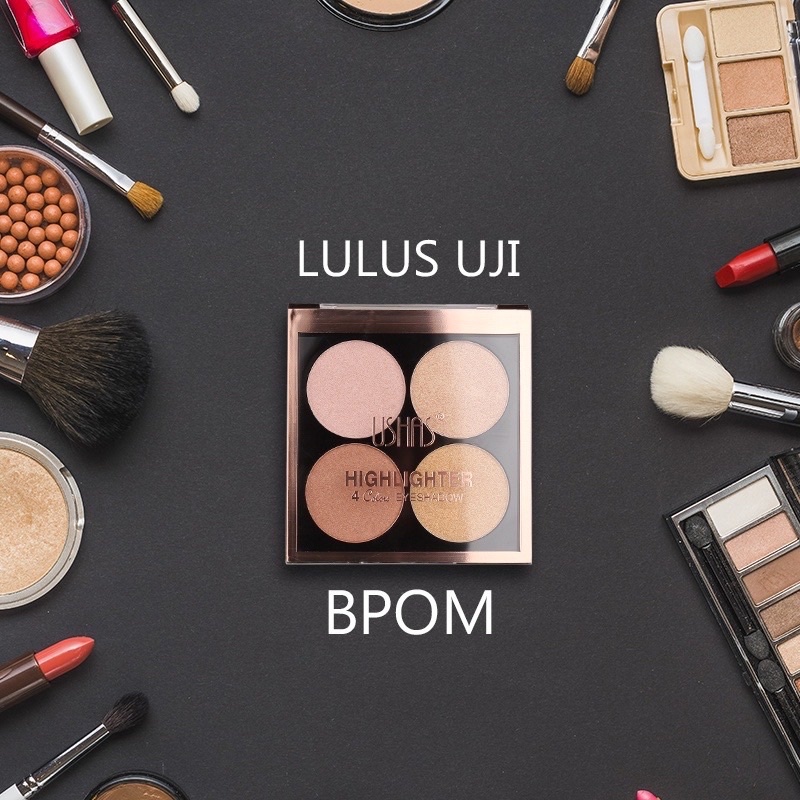 Ushas Highlighter 4 Color Eyeshadow
