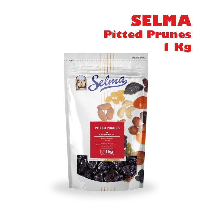 

SELMA Pitted Prunes Plum Kering Dried Pitted Prune Premium Quality 1 Kg