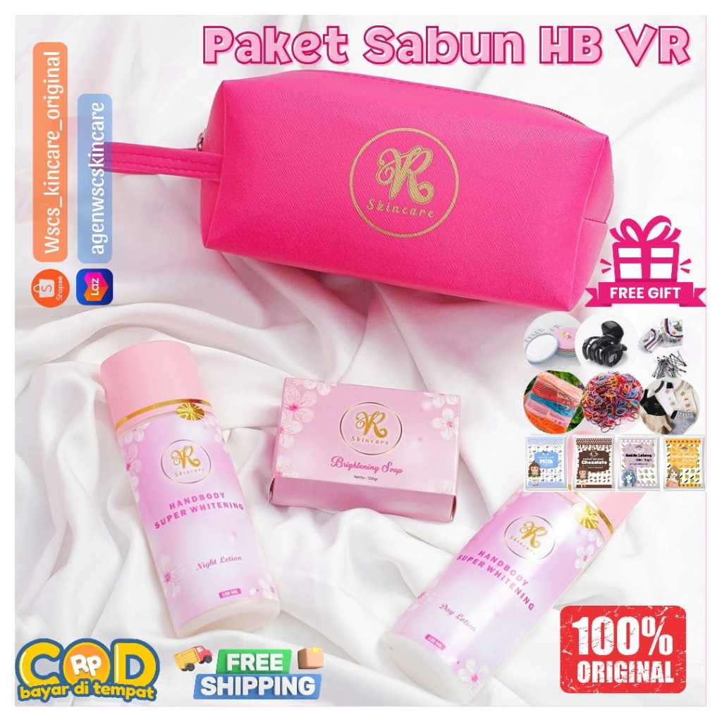 Paket Lotion VR / HB VR SKINCARE WHITENING (KEMASAN TERBARU)