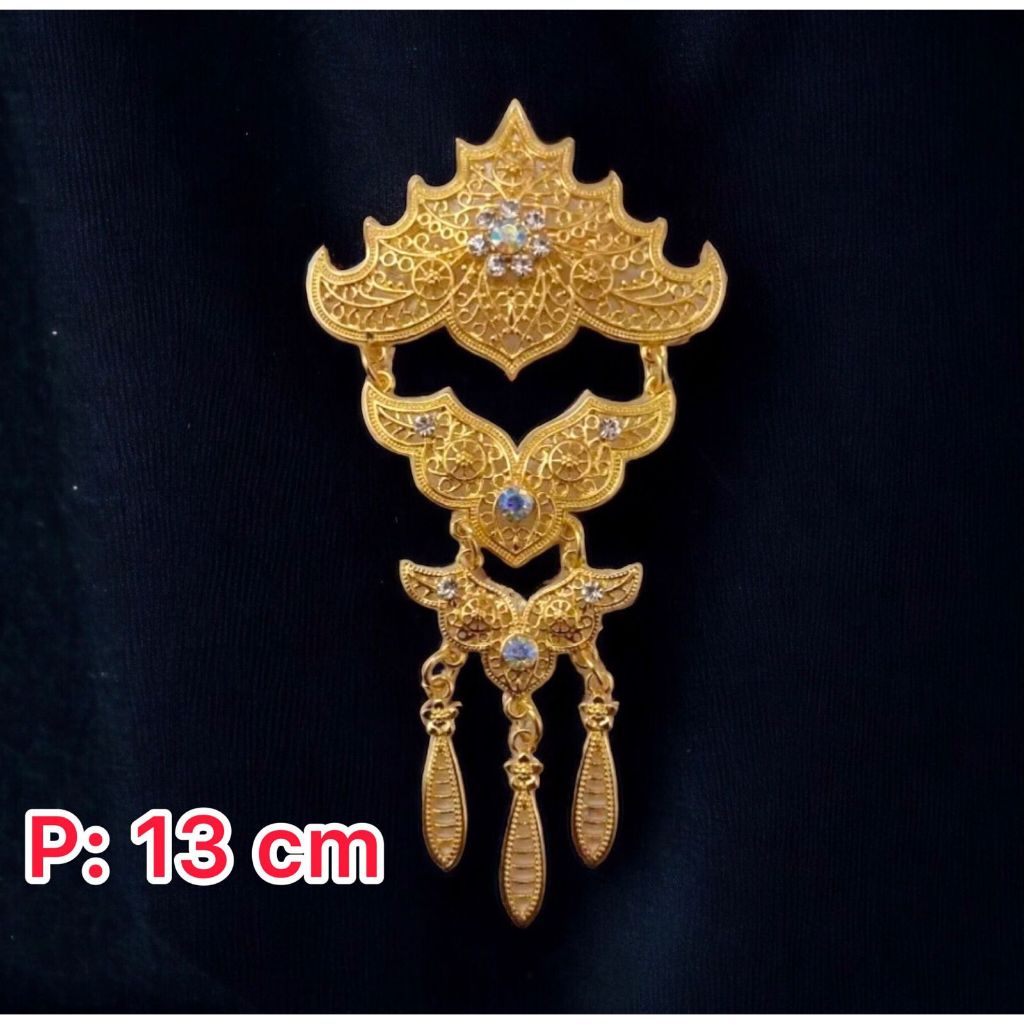 Bros Etnik Kebaya Kutubaru 2 Susun 3 Susun Cantik Aksesoris Murah Wanita Bross Kebaya Bali Jurai 2 T