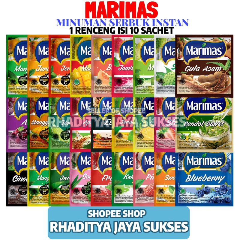 

Marimas 1 Renceng Isi 10 Sachet