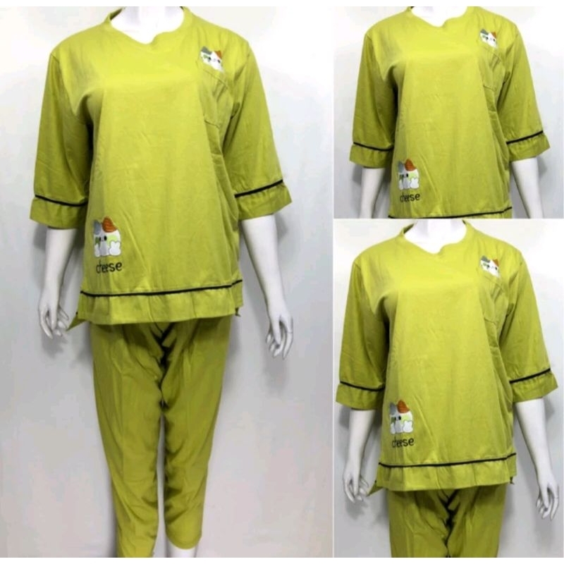 Baju Tidur Tessa Premium Viral Dewasa Lengan 7/8