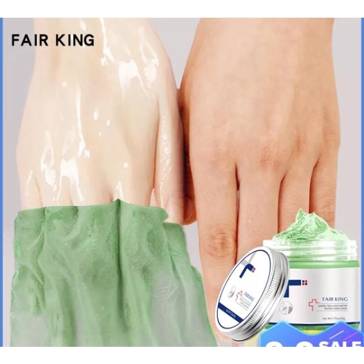 FAIR KING Green Tea Whitening Anti-Aging Hand Mask MA29 Anti-Wrink