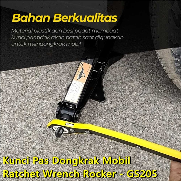 Kunci pas pemutar dongkrak bawaan mobil kunci dongkrak mobil kunci pas ratchet alat kunci pas dongkr