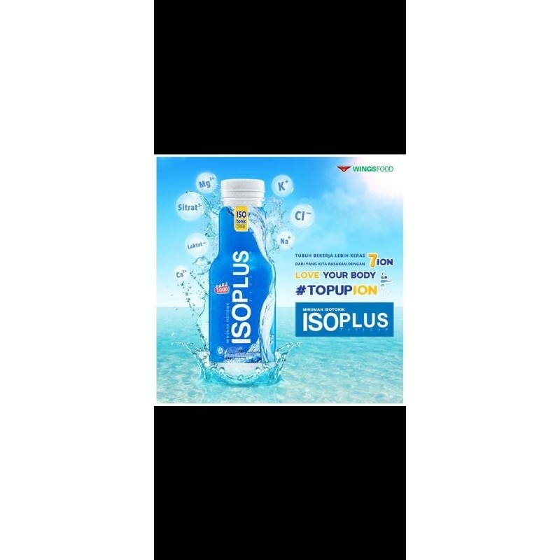 

ISOPLUS MINUMAN ISOTONIK @ 1 PCS