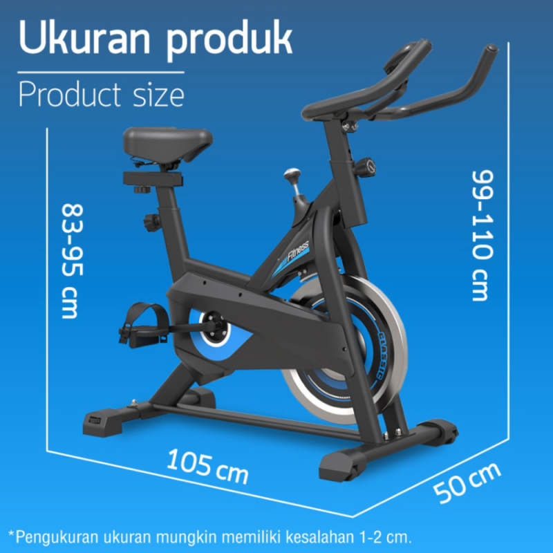 Ready Stock HTD SPORT Sepeda Statis Spin Bike Model S303 / S290 terlaris di Banjarmasin Kalimantan S