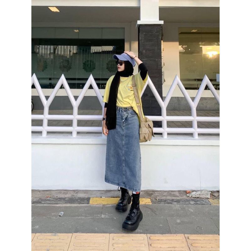 CH NAYLA ROK JEANS SKIRT