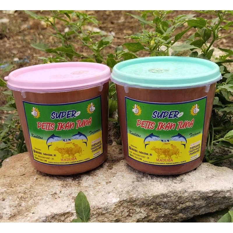 

2pcs, Petis IKAN TUNA, Petis MADURA Asli, SUPER. Paket Hemat, 600gr+600gr. Murni Tanpa Bahan Pengawet.