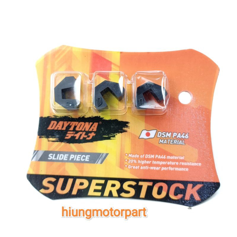 SLIDER DAYTONA PLASTIK RUMAH ROLLER BEAT BEAT FI SCOOPY GENIO SPACY ASLI ORIGINAL DAYTONA 5014