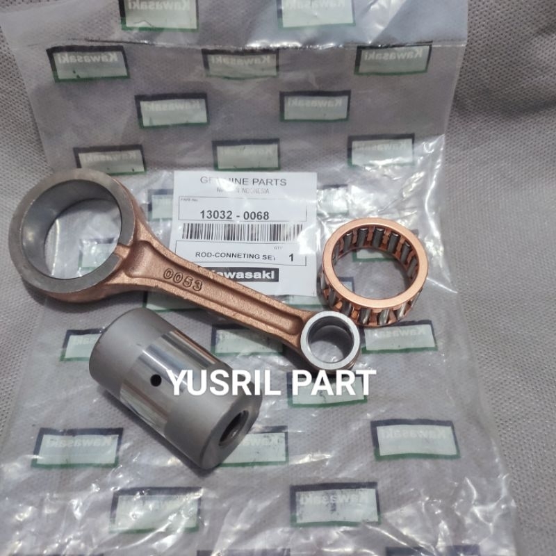 SETANG PISTON KAWASAKI KLX 150 D-TRACKER STANG SEHER KLX ORI