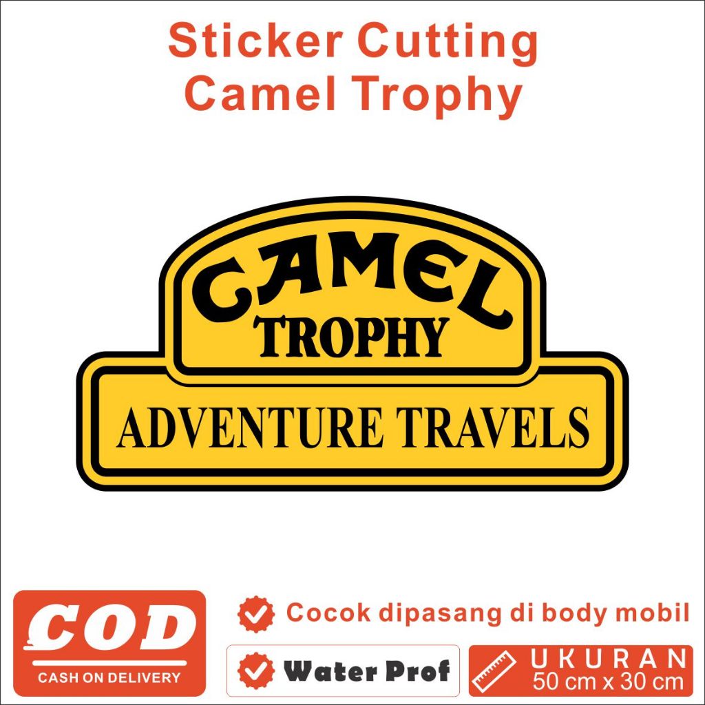 Sticker Camel Trophy, Sticker Landrover, Sticker Jeep, Sticker Pintu Mobil