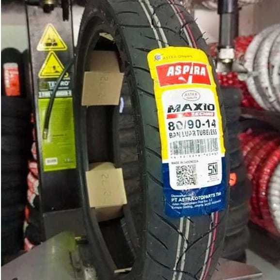 Ban Aspira MAXIO 80/90-14 TUBELESS