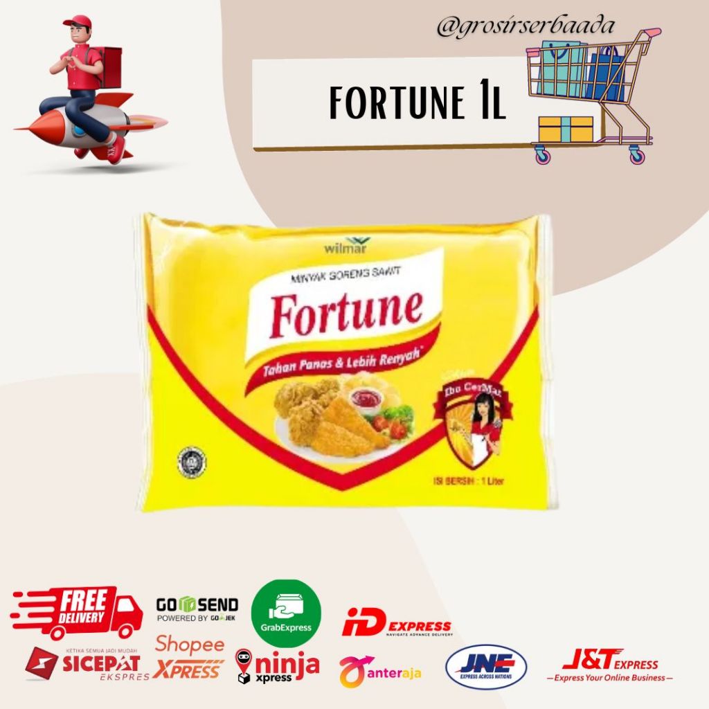 

FORTUNE 800ml- MINYAK GORENG FORTUNE 800ml