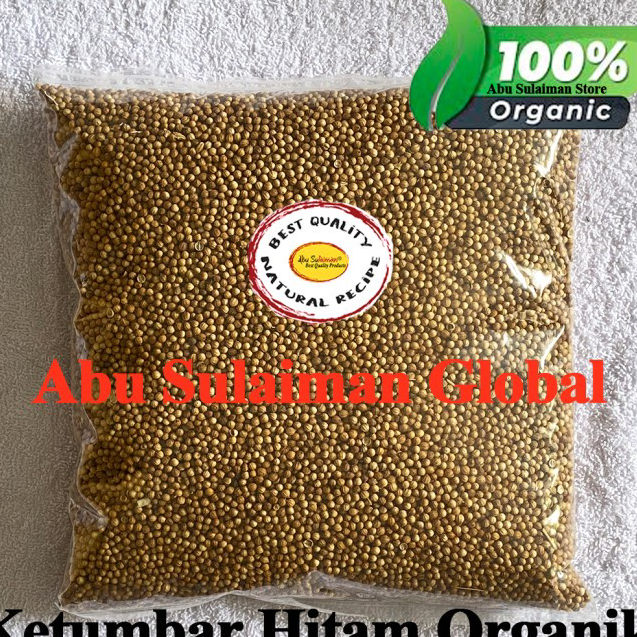 

↑❂❉ Ketumbar Hitam Organik 1 kg / Ketumbar Organik 1 kg / Ketumbar Wangi Asli / Black Coriander 1 KG Dijual Murah