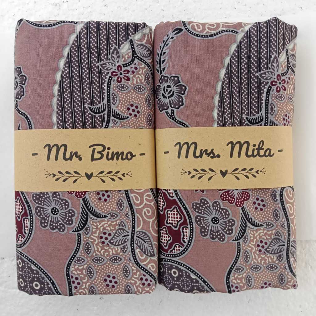 Hampers Kain Batik Sarimbit Katun Premium Kado Nikahan