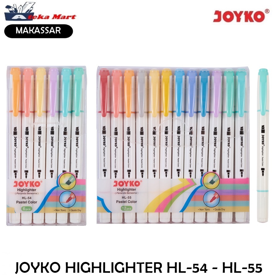 

[SET] JOYKO HIGHLIGHTER HL-54 HL-55 PENANDA TEXT