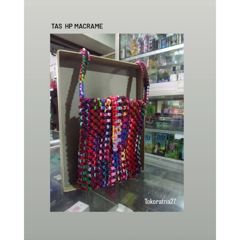 Tas hp macrame tali kur selempang murah