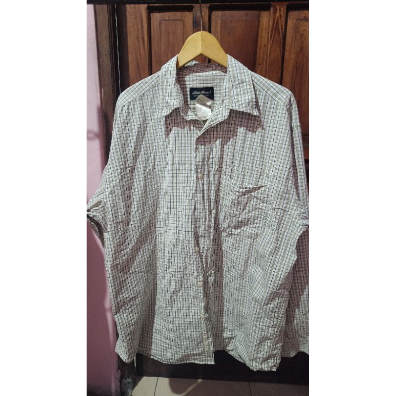 kemeja lengan panjang Eddie bauer
